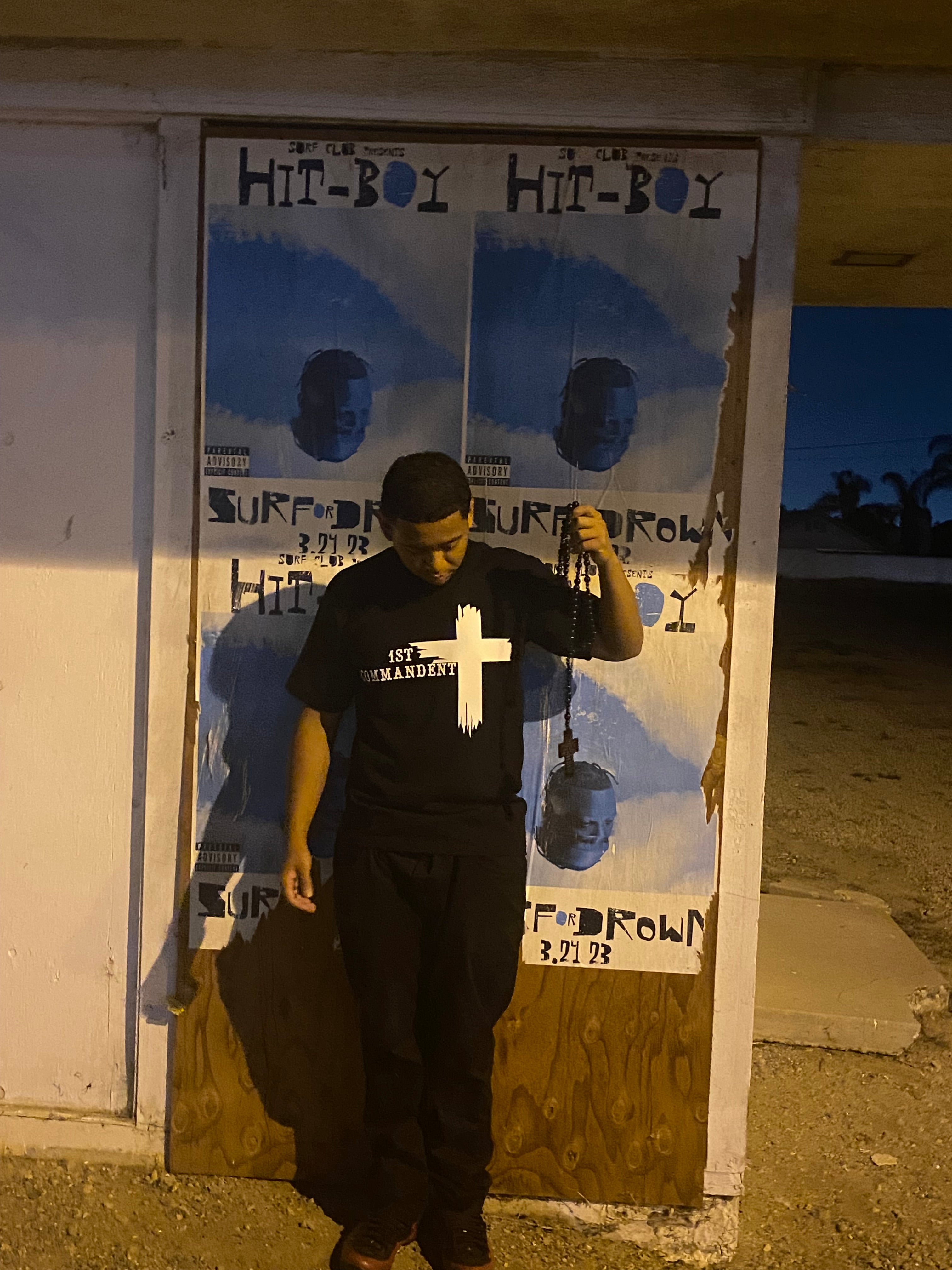 1st commandment T-shirt(black)